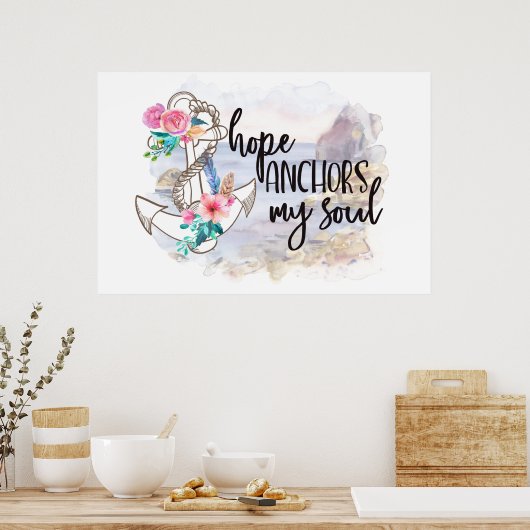 Poster Un mot d'art inspirant (Cuisine)