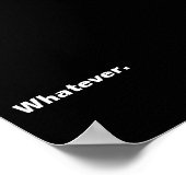 Poster Un mot de minimalisme (Coin)