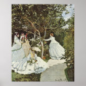 Poster Un moulin à vent à Zaandam Claude Monet (Devant)