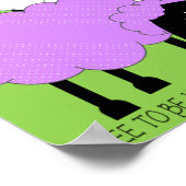 Poster Un mouton unique bon berger (Coin)