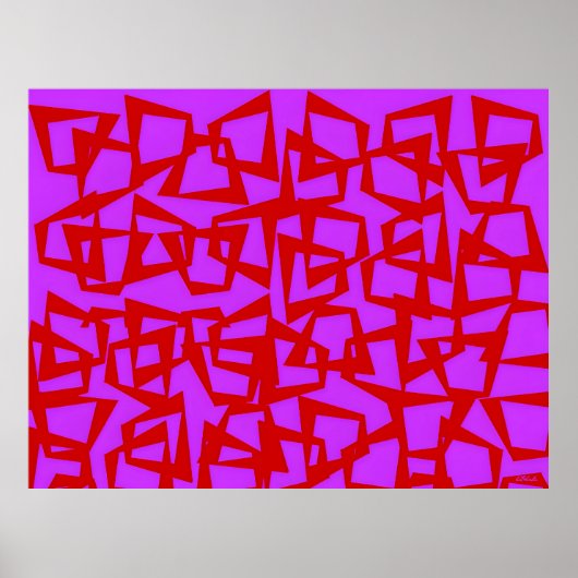 Poster Un mur de modernisme d'un quart de siècle (Devant)