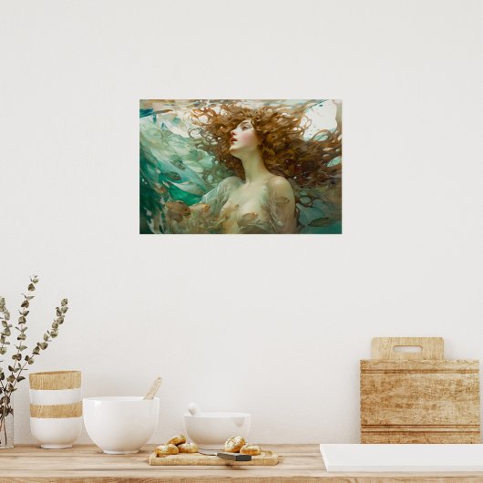 Poster Un navire entrant (Cuisine)