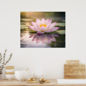 Poster Un nénuphar (Cuisine)