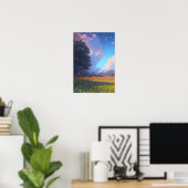 Poster Un nettoyage en or dans la forêt (Bureau à domicile)