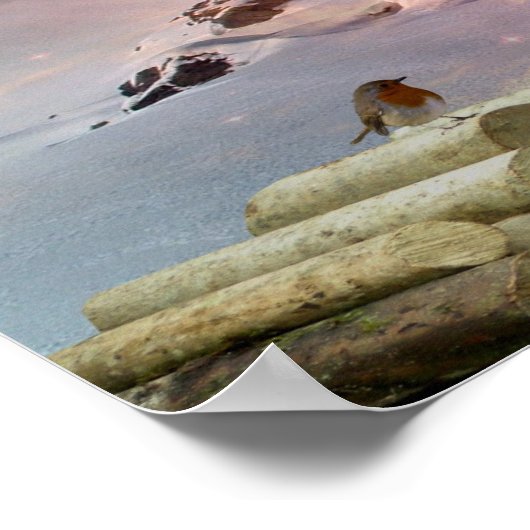 Poster Un Noël neigeux (Coin)