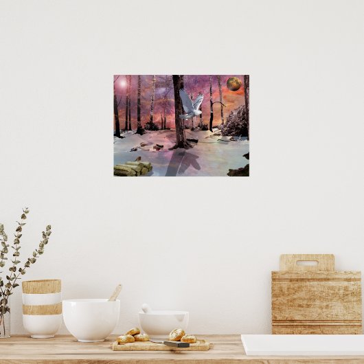 Poster Un Noël neigeux (Cuisine)