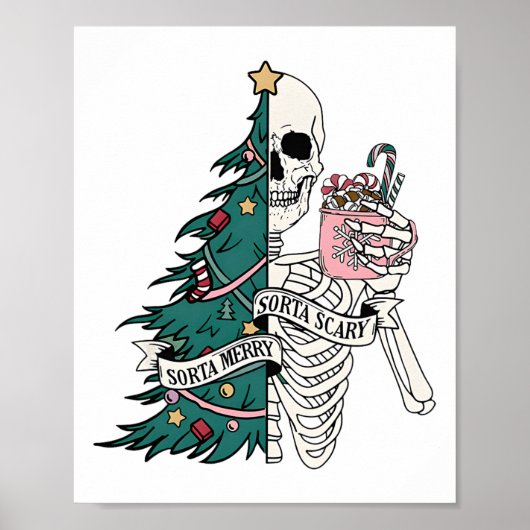 Poster Un Noël plutôt joyeux plutôt effrayant (Devant)