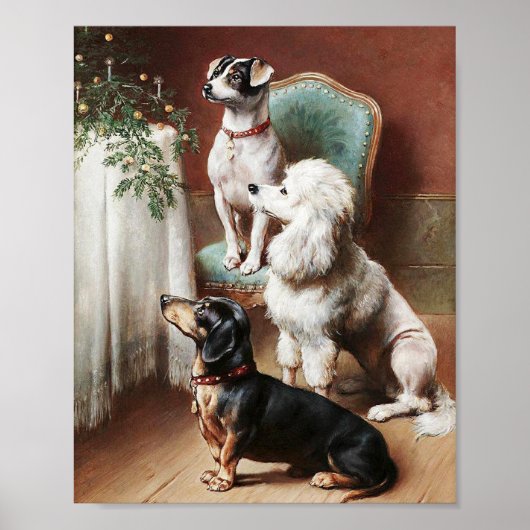 Poster Un Noël Traite Chiens Carl Reichert (Devant)