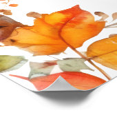 Poster Un nouveau chapitre Automne Boho Fête des mariées  (Coin)