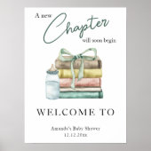 Poster Un nouveau chapitre entrera bientôt en baby shower (Devant)