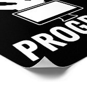 Poster Un Nouveau Codage De Programmateur De Progrès D'Er (Coin)