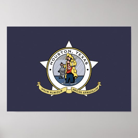 Poster Un nouveau drapeau pour Houston (Devant)