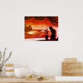 Poster Un nouveau monde entier - Sci-Fi - Chat sur Mars (Cuisine)