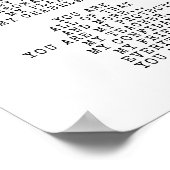 Poster Un Ode pour papa | Personnaliser ce poème (Coin)