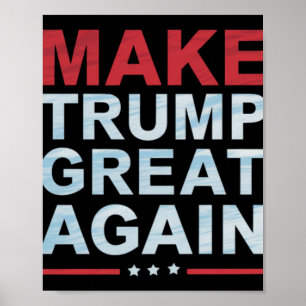 Poster Un officiel qui redonne à Trump sa grandeur