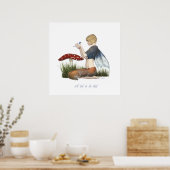 Poster Un oiseau dans la main (Cuisine)