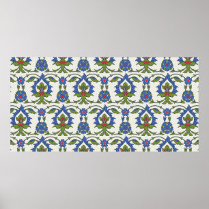 Poster Un ornement traditionnel arabe sans couture. Turc,