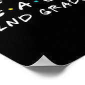 Poster Un où nous enseignons enseignant de 2e année (Coin)