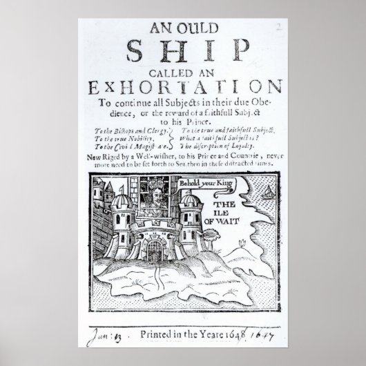 Poster Un Ould Ship appelé Exhortation' (Devant)
