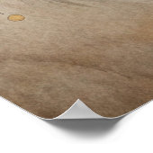 Poster Un ours mignon en forêt (Coin)