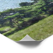 Poster Un palmier Monet (Coin)