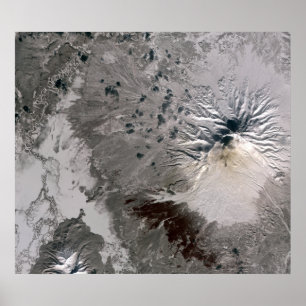 Poster Un panache riche en cendres monte