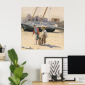 Poster Un panier de palourdes (Bureau à domicile)