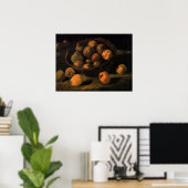Poster Un panier de pommes par Vincent van Gogh (Bureau à domicile)