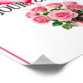 Poster Un panneau Saint-Valentin pour Enlever les Chaussu (Coin)