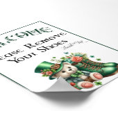 Poster Un panneau St Patricks Day de retrait des chaussur (Coin)