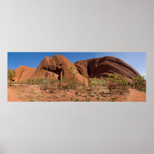 Poster Un panorama unique depuis Uluru Ayers Rock