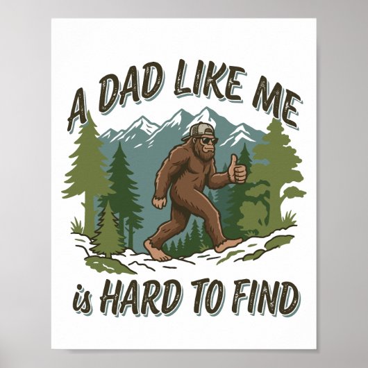 Poster Un papa comme moi est difficile à trouver, joli Bi (Devant)