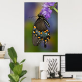 Poster Un papillon sulfuré (Bureau à domicile)