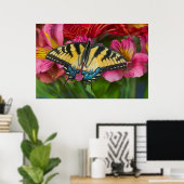 Poster Un papillon swallowtail tigré (Bureau à domicile)