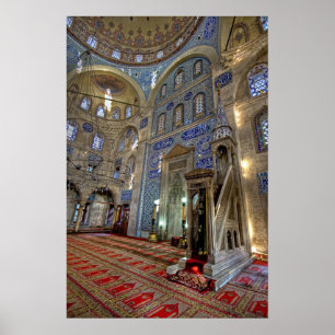 Poster Un Paradis Carrelé ; Mosquée Sokollu Mehmet Pasha