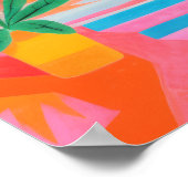 Poster Un paradis vibrant : Un chapeau lunaire (Coin)