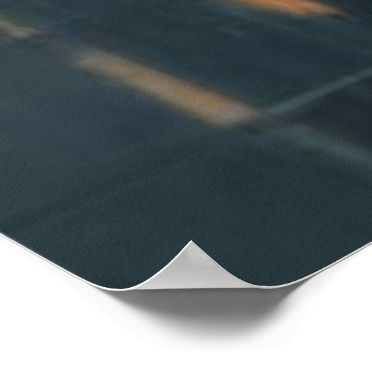 Poster Un parapluie dans l'affiche rouge (Coin)