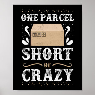 Poster Un Parcel À Moins D'Un Vote De Fou Postal Worker