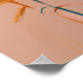 Poster Un partenariat floral - Fleurs Abstraites (Coin)