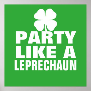 Poster Un parti comme un Leprechaun