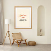 Poster Un pas courageux peut réécrire toute une vie