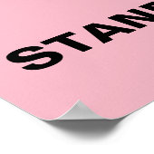 Poster Un pays au-dessus du parti face à la contestation  (Coin)