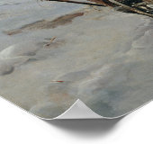 Poster Un paysage hivernal (Coin)