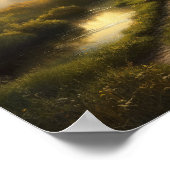 Poster Un paysage photographique Peinture de Serene Clear (Coin)