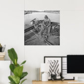 Poster Un pêcheur de Cape Ann, Gloucester 1905 (Bureau à domicile)