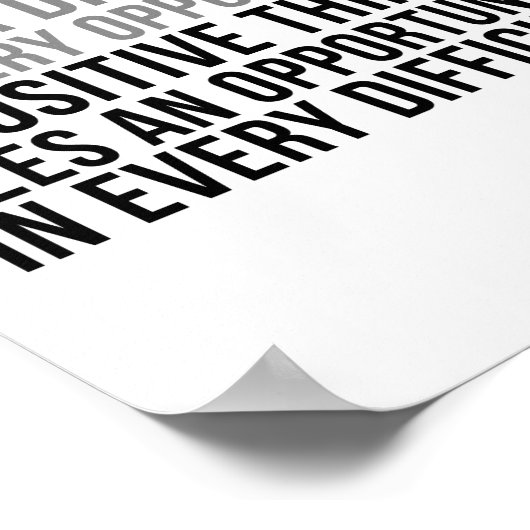 Poster Un penseur positif (Coin)