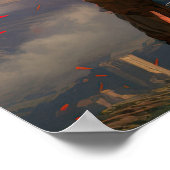 Poster Un personnage fille de jeu (Coin)