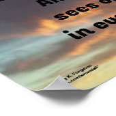 POSTER UN PESSIMISTE VOIE UNE ÉGLISE DIFFICILE (Coin)