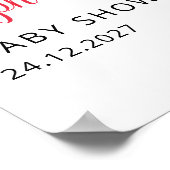 Poster Un petit amour est sur le chemin Bow Baby Welcome (Coin)