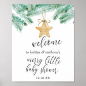 Poster Un Petit Baby shower D'Accueil Merry (Devant)